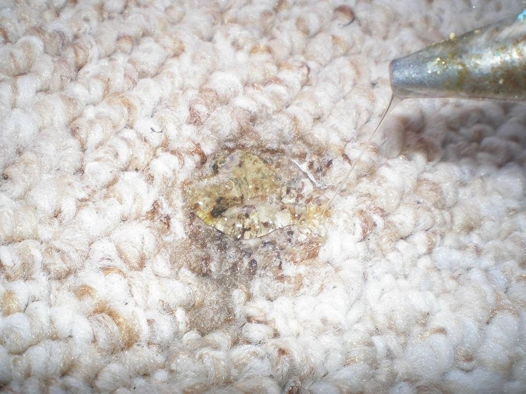 Личинки в ковре