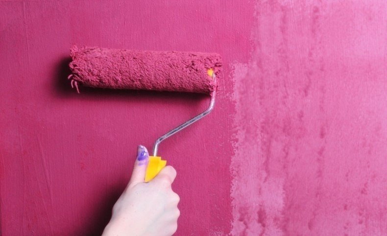 Оригинальное окрашивание стен водоэмульсионной краской