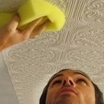 Как помыть потолок
