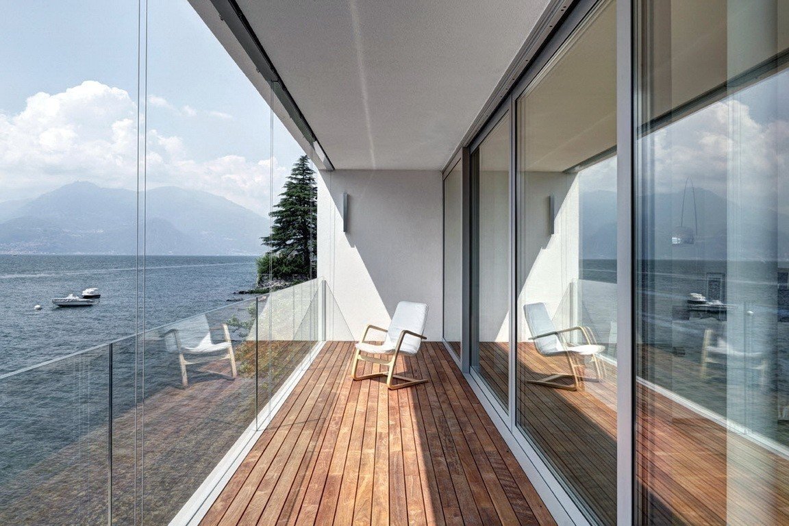 Балкон с панорамным остеклением дизайн