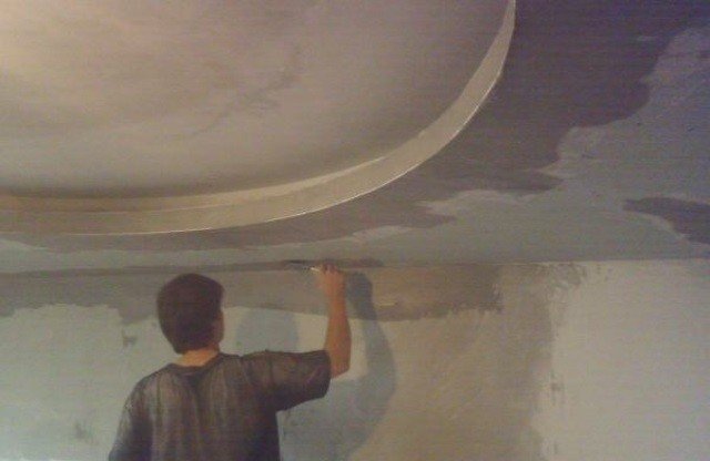 Технология покраски потолка из гипсокартона
