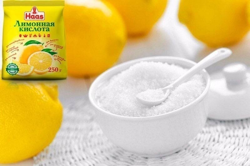 Лимонный сок из лимонной кислоты