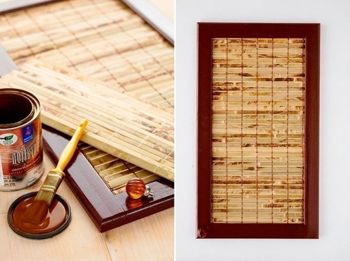Шкафы с бамбуковой соломки
