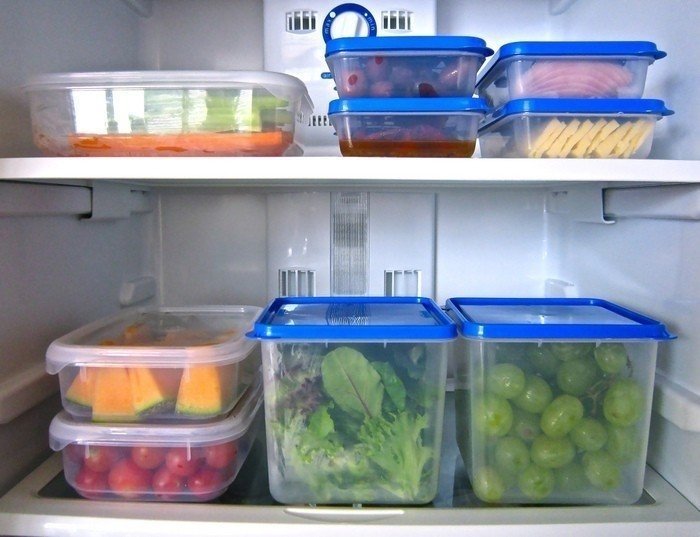 Хранение пищевых продуктов в холодильнике