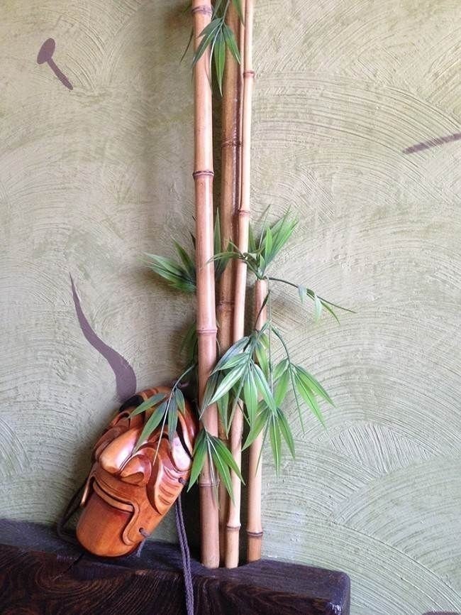 Силиконовый бамбук для декора трубы