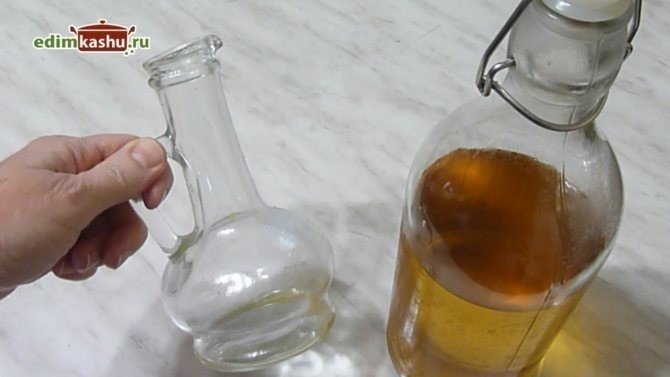 Отмыть бутылку из-под растительного масла