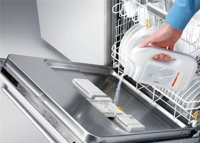 Капсулы и ополаскиватель для посудомоечной машины сименс