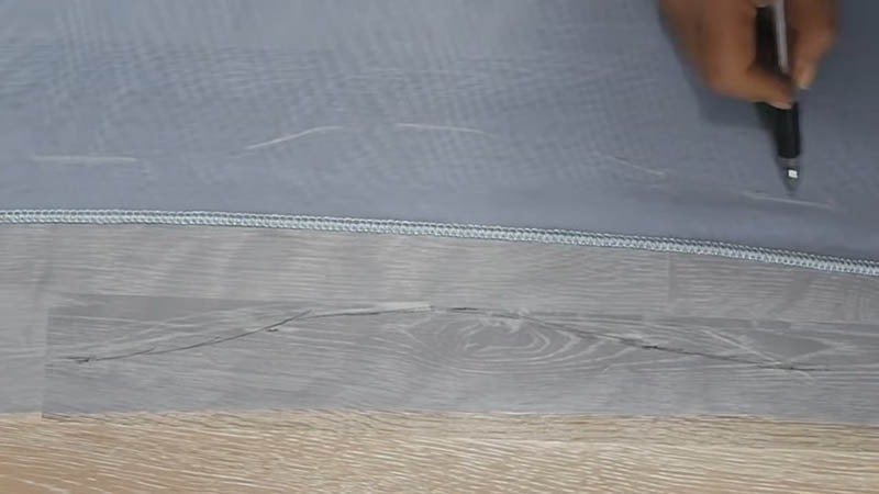 Обработка шлицы с притачной подкладкой