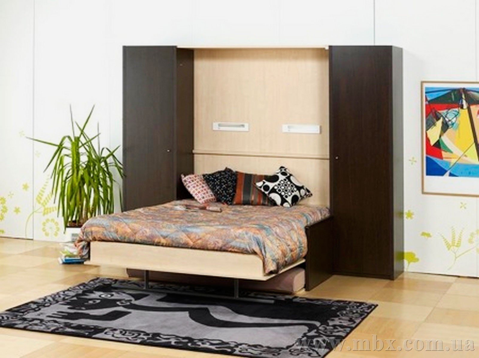 Шкаф кровать трансформер с диваном