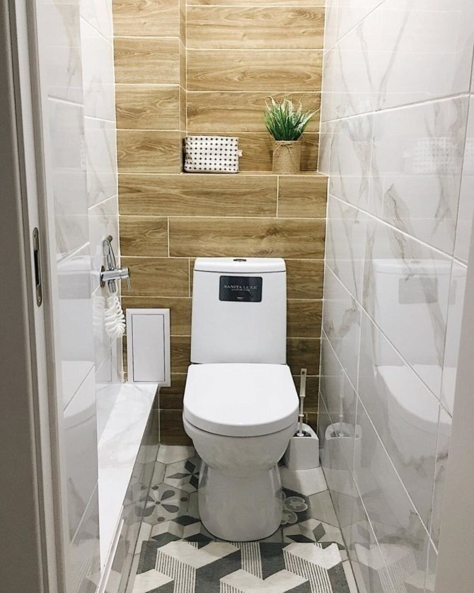 Туалет с гигиеническим душем дизайн