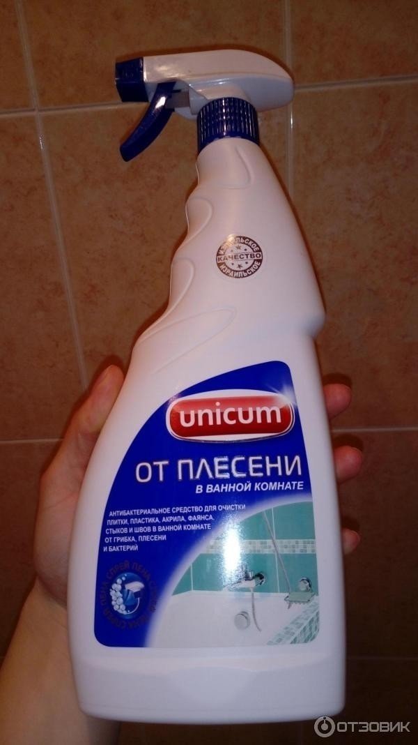 Средство unicum для чистки ванной комнаты