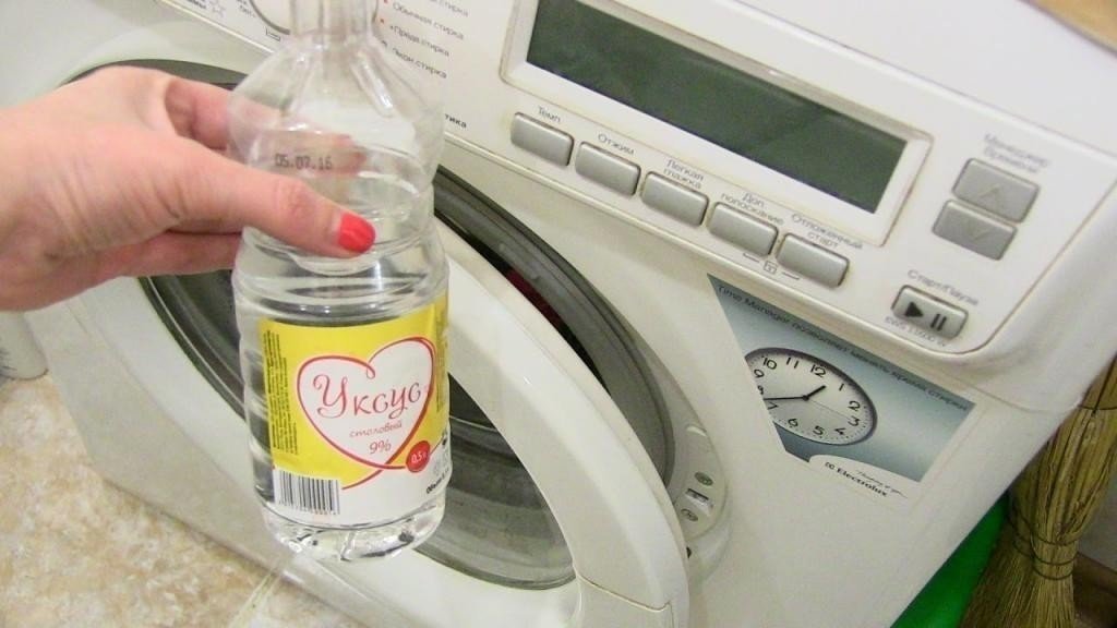 Чистка стиральной машинки уксусом