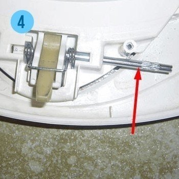 Внутренняя часть люка стиральной машины bosch