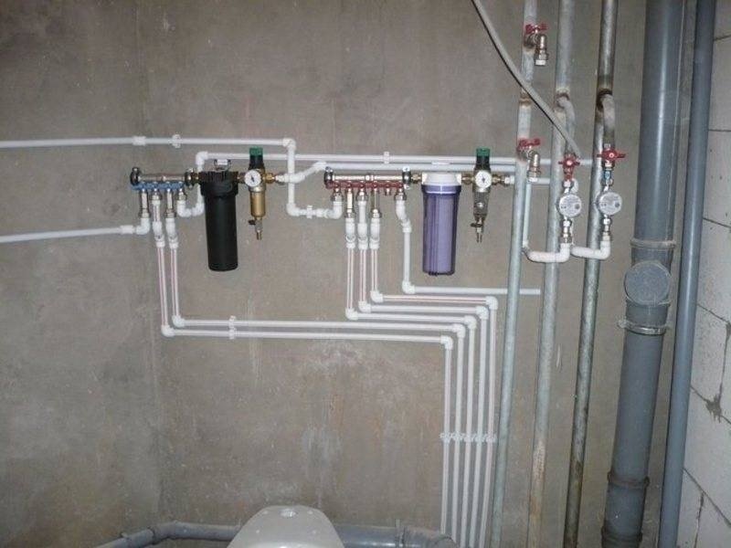 Разводка водопровода в частном доме